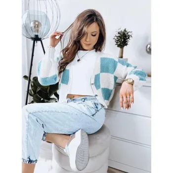 Dámské oblečení Dámský svetr CASIE modrý