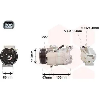 Kompresor klimatizace Kompresor, klimatizace VAN WEZEL 4300K389