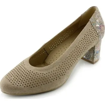 Dámské lodičky Nadměrná obuv TR702 béž (XXL dámské lodičky na podpatku)