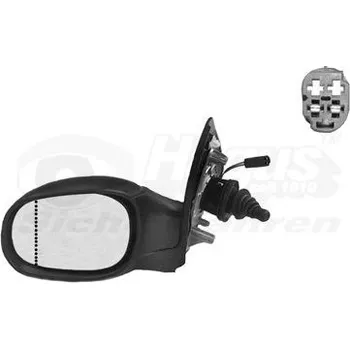 Auto zrcátko Vnější zpětné zrcátko VAN WEZEL 4028813
