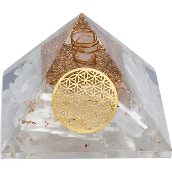 Milujeme Kameny Orgonit - Selenit bílý - pyramida - květ života 214939