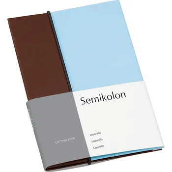 Fotoalbum Semikolon, Fotoalbum Leporello Cutting Edge hnědo-modré - Formadore