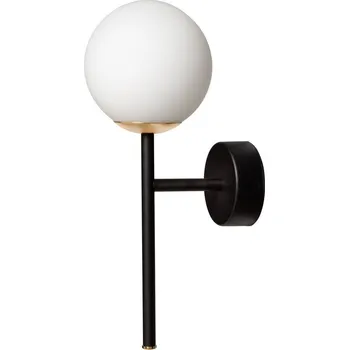 Nástěnné svítidlo Kaspa, Nástěnné svítidlo Astra Deco černo-zlaté - Formadore