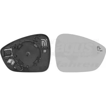 Autosklo Sklo do zrcátka, vnější zrcátko VAN WEZEL 0979838