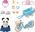 Figurka Sylvanian Families 5652 Panda a cyklo-bruslařský set
