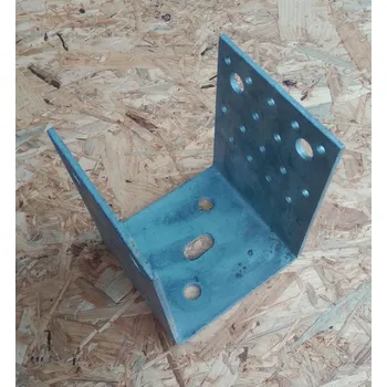 Tesařské kování Kotevní profil "U" bez prolisu 140x120 mm Zn