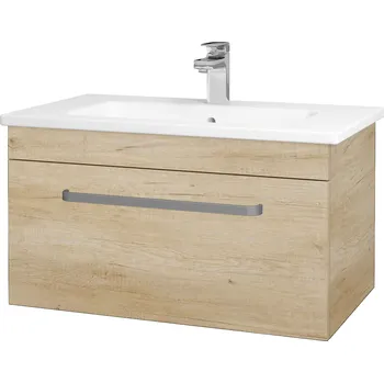 Koupelnový nábytek Dřevojas Umyvadlová skříňka ASTON SZZ 80 - D15 Nebraska / Úchytka T01 / D15 Nebraska