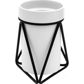 Držák na kartáček Ridder MILA sklenka na postavení, černá/keramika (2163101)