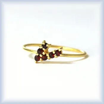 Prsten žluté zlato 53