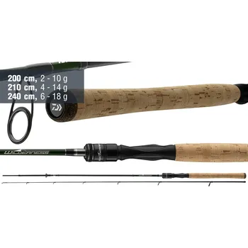 Rybářský prut Přívlačový prut Daiwa Wilderness Trout - 2,10 m, 4 - 14 g