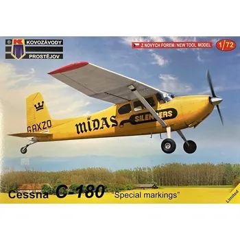 Plastikový model Kovozávody 1/72 Cessna C-180 'Special Markings' (3x camo)