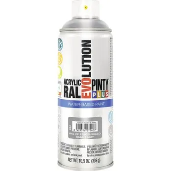 Barva ve spreji Barva ve spreji PINTYPLUS EVO vodní báze 400ml RAL7012