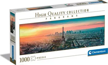 Puzzle Clementoni Puzzle Panorama Paříž 1000 dílků
