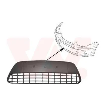 Nárazník Větrací mřížka, nárazník VAN WEZEL 1864590