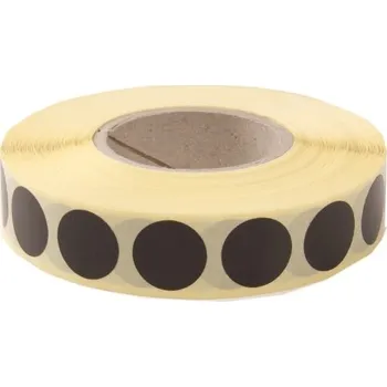 Terč na sportovní střelbu Zálepky 16 mm černé - 2000ks