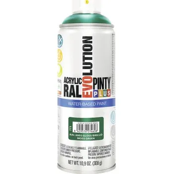 Barva ve spreji Barva ve spreji PINTYPLUS EVO vodní báze 400ml RAL6005