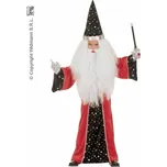 WIDMANN Dětský kostým Čaroděj velikost 158 cm Červený čaroděj