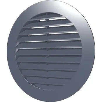 Větrací mřížka Venkovní větrací mřížka ASA s límcem d150 mm, šedá MIKAWI 59-1455
