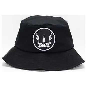 Klobouk Klobouk Ari Ink Crown Badge v.2 Flexfit Cotton Twill Bucket Hat Black