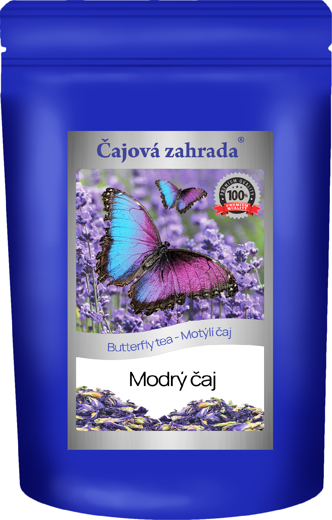 Čajová zahrada Modrý čaj - Klitorie ternatská