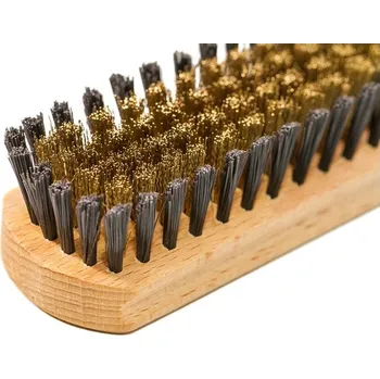 Kartáč na botu Kartáč na semiš Fibertec Suede Brass Brush