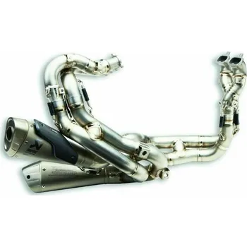 Výfuk pro motocykl Ducati Panigale 1100 V4 ABS 2022-2023 kompletní závodní systém Akrapovič 229 HP (Laděný výfuk se svody Akrapovič)