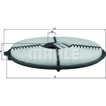 Vzduchový filtr Vzduchový filtr, , 1780115060, 178011506083, KNECHT, LX 733