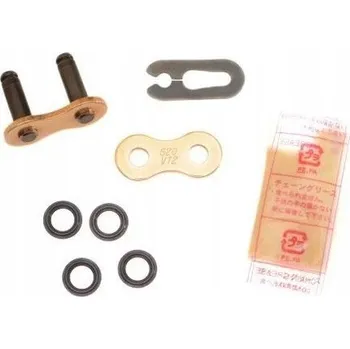 Řetězová sada pro motocykl Spojka řetězu DID 520 ERVT zlatá, rozebíratelná