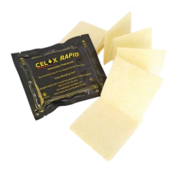 Krytí na ránu Medtrade Products Ltd CELOX RAPID - gáza 7,6x 1,5 m