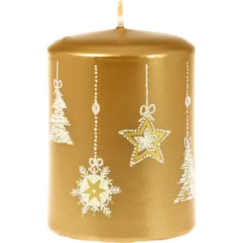 Svíčka Svíčka Moments Gold 60x80 Unipar