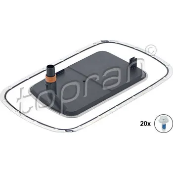 Hydraulický filtr Sada hydraulického filtru, automatická převodovka, , 24110KIT010, TOPRAN, 502 754