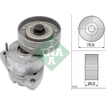 Napínák, žebrovaný klínový řemen INA 534 0118 20