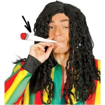 Karnevalový doplněk Falešná cigareta - JOINT - Bob Marley - 23 cm