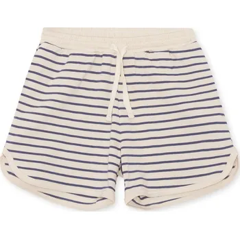Dívčí kraťasy KONGES SLOJD Kraťásky Lin - INDIGO STRIPE Velikost: 12m