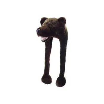 Čepice E-myslivost Zimní čepice pro myslivce - hlava medvěda