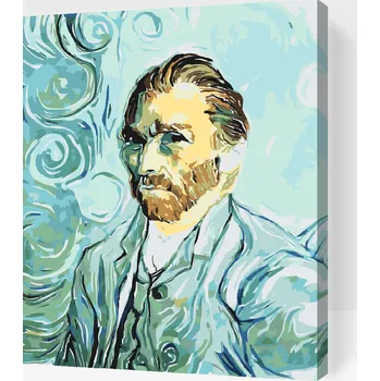 Malování podle čísel - Vincent van Gogh Velikost: 30x40cm, Rámování: Pouze srolované plátno