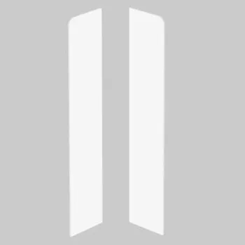 soklová lišta Plastové ukončení k liště VOX Espumo ESP401 - bílá