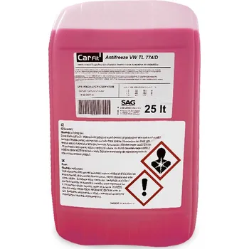Nemrznoucí směs do chladiče CarFit Antifreeze G12