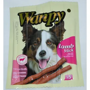 Pamlsek pro psa WANPY DOG Jehněčí tyčka 5 ks 50g/20 SB-04