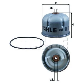 Olejový filtr Olejový filtr, , 1372808, 6C1Q6N602BA, ERR6299, KNECHT, OZ 6D