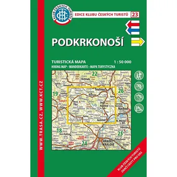 Trasa - KČT Laminovaná turistická mapa - Podkrkonoší 8. vydání, 2019