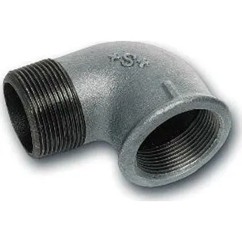 Koleno, 3/8", MxF, pozink