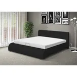 Nabytekmorava Luxusní postel SEINA NEW 200x140cm s MOT otevíráním ÚP eko kůže: černá