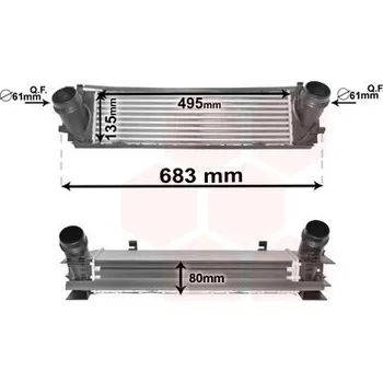 Chladič motoru Chladič turba VAN WEZEL 06004464