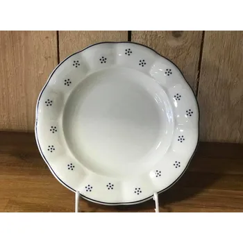 Prvorepublikový porcelánový 26cm talíř mělký
