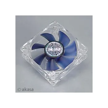 PC ventilátor Akasa AK-FN051 ventilátor 8cm modrý regulace ot.