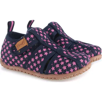 Dívčí bačkory Domácí obuv EMEL 101-3 Růžové hvězdičky Velikost: 23
