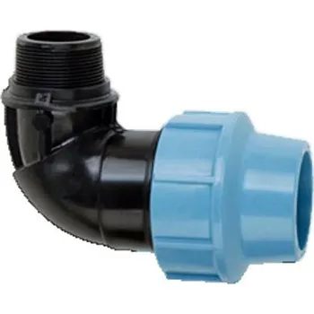 Vodovodní potrubí Koleno 90° s vnějším závitem 20x1/2"