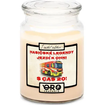 Svíčka Svíčka Hasičské legendy – CAS 20 (Vůně svíčky: Vanilka)