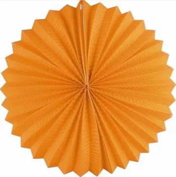 Party dekorace Lampion kulatý 25cm - 2. ORANŽOVÝ